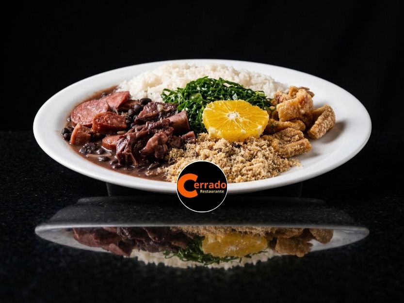Feijoada Especial de Sexta com Couve, Torresmo e Farofa