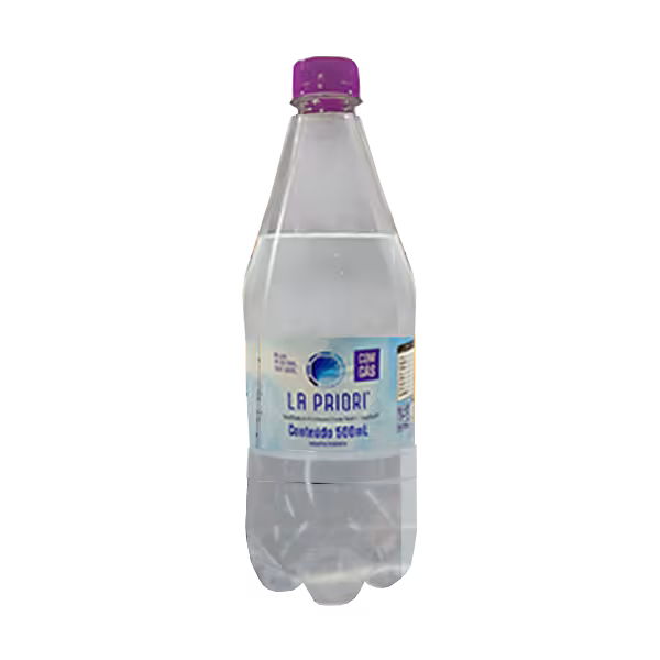 Água Mineral com Gás La Priori Garrafa 500ml