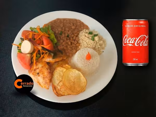 "Promo" Fil&eacute; de Frango Acebolado + Coca-Cola Mini 210 ml